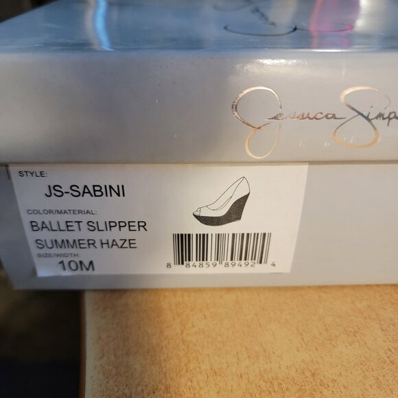 NEW Jessica Simpson Sabini Wedge Size 10 - Picture 4 of 5